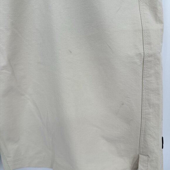 shorts gym training athletic sports drawstring waist pockets tan 38 - Picture 6 of 9